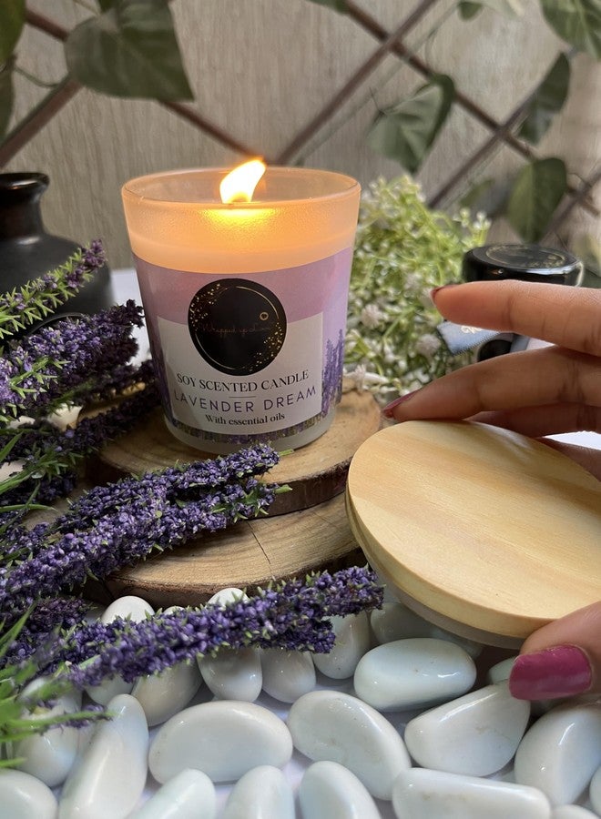 Wrapped up Love Mother's Day Scented Candle - Lavender Scented Candle with Essential Oils (Scented Candles for Home, Aromatherapy Candles, Aesthetic Candle) - Image 5